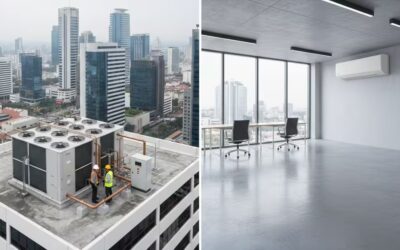 Aire acondicionado central vs mini split: comparativa para proyectos grandes